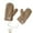 Khaki, variant on Gloves Mittens, Cold Weather Gloves 3D Cute Bear Double Layer Winter Gloves Female Mittens Braided Rope Thick Thermal Plush Mittens Womens Warm Fingerless Gloves, Gloves White One Size