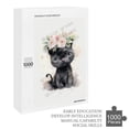 thumbnail image 6 of 1000 Piece Jigsaw Puzzles for Adults - Wood Puzzles - Watercolor Black Cat20" x 30"Portable Wooden Jigsaw Puzzle for Adults, 6 of 8
