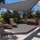 thumbnail image 5 of Toldo Vela de Sombra Toldo de Tela Oxford en Triángulo de Arena para Patio, Jardín, Camping y Picnic, 2x2x2m, 5 of 6