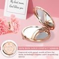 thumbnail image 3 of Birthday Gifts for Mom, Mom Gifts from Daughter Or Son, Mother's Day Gift Basket, Moms Gift for Valentines, Mothers Day, Christmas, Mother Basket with 12 Oz Ceramic Mug, Mirror, Necklace, 3 of 4