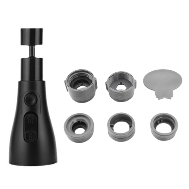 Extensor Grifo 360 Giratorio 3 Modos Grifos Aireadores Piezas Repuesto FLhrweasw Negro