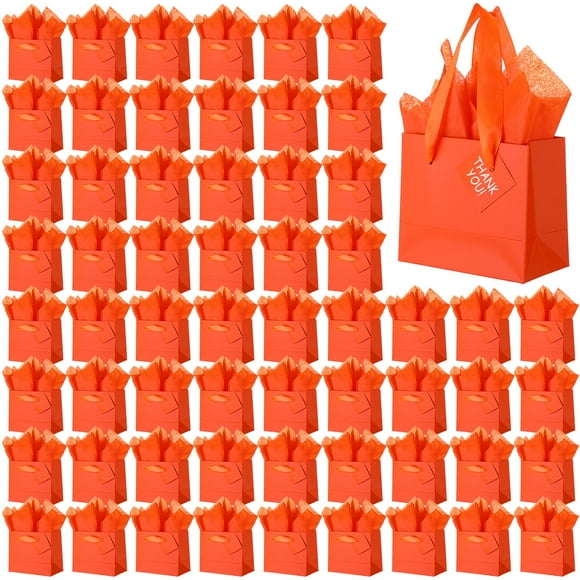 Bolsas de regalo Qilery Minipaper para Halloween, 50 unidades con papel de seda