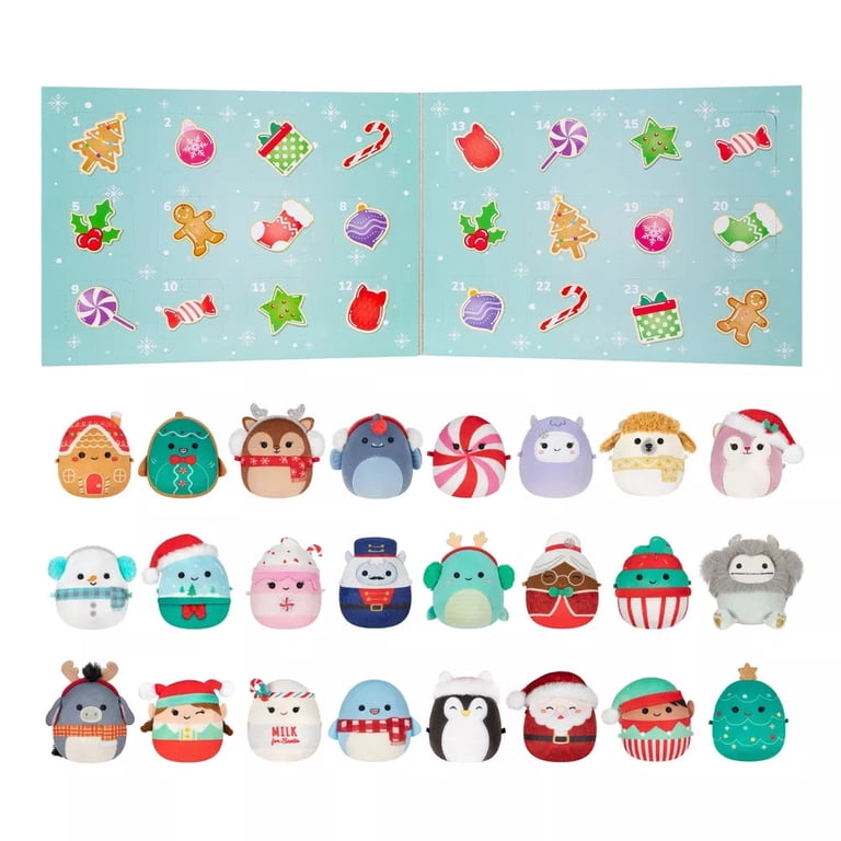 Squishmallows Micromallows Deluxe Christmas Advent Calendar, 2.5