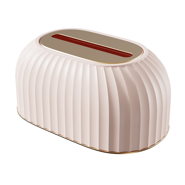 Billuyoard Caja de papel de escritorio, pañuelos de elevación automáticos, resorte impermeable, servilletero, dispensador, hogar, sala de Almacenamiento y organización del hogar Rosa