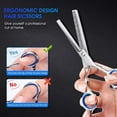 thumbnail image 2 of Hairdressing Scissors 6 Inch Hair Scissors Professional Barber Scissors Cutting Thinning Styling Tool Hairdressing Shear, 2 of 5