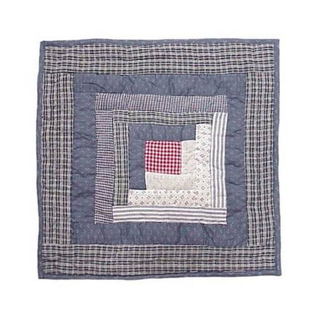 Sail Log Cabin Toss Pillow