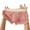 Wine Red, variant on Men Boxer Underwear Mid-rise Elastic Waist Shorts Briefs U-Convex Design Striped Print Breathable Panties