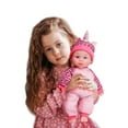 thumbnail image 3 of 12 Inch Baby Dolls For 3 Year Old Girls - Soft Body Interactive Baby Doll That Can Talk, Cry, Sing And Laugh (African American Unicorn), 3 of 7
