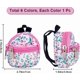 thumbnail image 2 of Mochila pequeña de 6 estilos, mochila con cremallera, bolso escolar, monedero para llaves, 2 of 9
