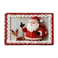 thumbnail image 2 of Christmas Rug Mat | Holiday Decor for Living Room Bedroom Kitchen Bathroom Entryway | Festive Floor Mat 40x60cm Soft Polyester Washable, 2 of 6