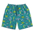 thumbnail image 5 of Goofa Cute Shark Turtle Printed Mens Swim Trunks Summer Quick Dry Short Beach Swimwear Bathing Suits-X-Large, 5 of 9