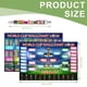 thumbnail image 2 of Póster de fixture del Mundial 2026 ZOBVEX 58x102 cm, 2 of 6