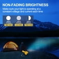 thumbnail image 5 of EMMMSUN Rechargeable Spotlight with 1500 Lumens, 3 Light Modes and USB Charger for Hiking, Camping, Boating, Hunting, IP67 Waterproof Handheld Flashlight, 5 of 7
