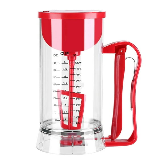 LNGOOR Mixeur Électrique Sans Fil à Piles Distributeur de Cupcakes Gaufres Machine à Pâte
