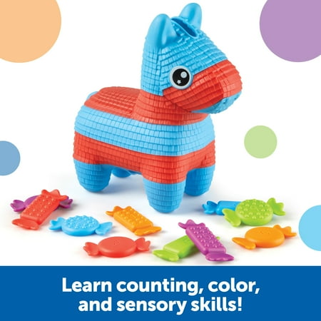 Learning Resources Pia the Fill & Spill Piñata - Preschool, Fine Motor Skills, Educational Toys, Age 18 Months