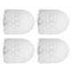 thumbnail image 5 of 4 cabezales de repuesto de rosca para cepillos de limpieza de inodoro, accesorio de baño, 5 of 6