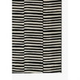 thumbnail image 2 of Momeni Xander Polyester Blend Striped Black Area Rug 7'10" X 9'10", 2 of 3