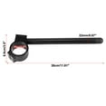 thumbnail image 3 of 1 Pair 50mm Motorcycle Handlebar Adjustable Motorbike Motorcycle Clip Ons Handle Bar Universal Replacement Black, 3 of 6