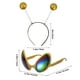 thumbnail image 2 of 1 Juego de gafas de Alien, gafas de sol de Alien con diadema, gafas de Alien, suministros para disfraces de Cosplay, 2 of 6