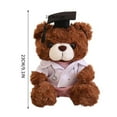 thumbnail image 3 of Wzzjkit Graduation Decorations 2025 Bear Doll, Congrats Grad Graduation Bear Student Doctoral Graduation Gifts for Any Schools or Grades 2025 Graduation Party Decorations Graduation Gift, 3 of 7