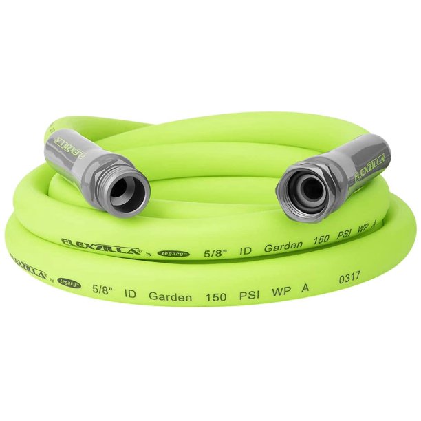 Flexzilla HFZG510YW Garden LeadIn Hose 5/8 In. x 10 ft, Heavy Duty