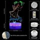 thumbnail image 4 of Luz nocturna 3D de ángel, lámpara de ilusión 3D con colores RGB dinámicos que cambian con toque inteligente y control remoto., 4 of 5