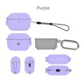 thumbnail image 4 of Earphone Protector Case Silicone Cover With Carabiner Compatible For Airpods Pro 2 2022 Headset Accessories, 4 of 8