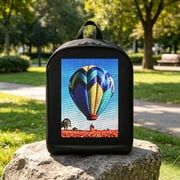BIOSLED Smart LED Laptop Backpack with Programmable App Screen and Wireless Remote