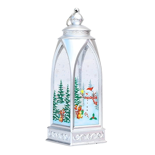 Adorno de linterna de Navidad LED de Navidad Papá Noel para Santa Sunnimix Luz de Navidad