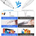 thumbnail image 2 of Stylet pour Écrans Tactiles, Crayon Numérique Actif Styliste à Pointe Fine Compatible avec iPhone iPad Pro et Autres Tablettes (Blanc), 2 of 7