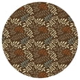 thumbnail image 3 of Concord Global Trading Chester Collection Leafs Area Rug, 3 of 9