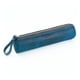 thumbnail image 1 of Estuche de cuero FloreceBien, estuche de cuero hecho a mano con cremallera, estuche de almacenamiento de papelería de gran capacidad, azul, 1 of 5