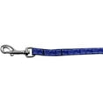 thumbnail image 2 of Mirage Pet Blue and White Swirly Nylon Ribbon Pet Leash 5/8 inch wide 6Ft Lsh, 2 of 2