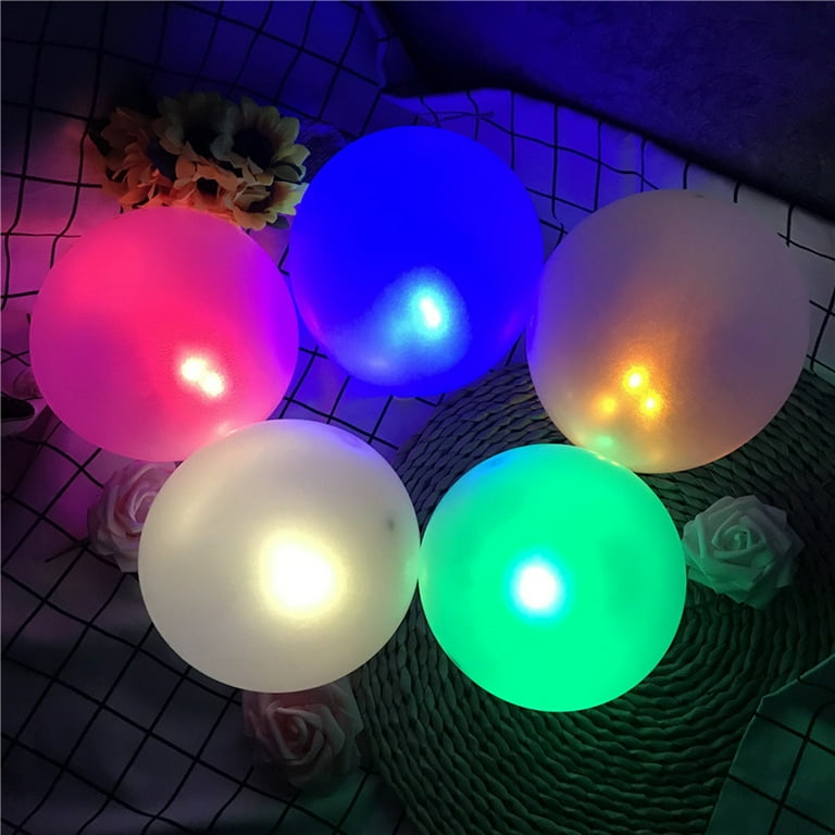 100 Pcs Led Ballon Light White Mini Round Led Balls Lights Small