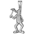 thumbnail image 1 of 14K White Gold Clown Pendant - 41 mm, 1 of 3