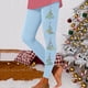 thumbnail image 1 of MKLEKYY Leggings deportivos para mujer, leggings para entrenamiento, leggings con estampado navideño, pantalones con bloques de color, leggings suaves y elásticos. 1902, 1 of 4