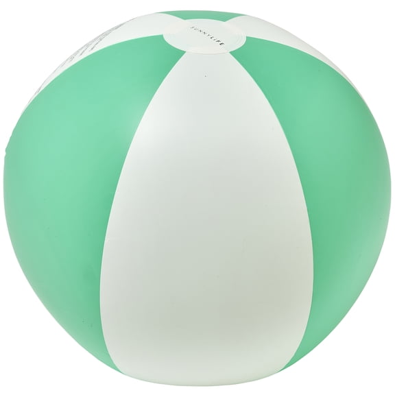 Sunnylife: Inflatable Beach Ball - Zest Neon Green - 12" Toy, Bounce-Float, Pool-Water Accessory, Durable PVC, Easy Inflate, Outdoor Play, Family-Kids