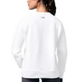 thumbnail image 2 of Women's MSX by Michael Strahan White New Jersey Devils Millie Raglan Pullover Sweatshirt, 2 of 4