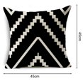 thumbnail image 3 of Flmtop 1PC Versatile Pillow Covers with Hidden Zipper Modern Abstract Geometric Throw Pillowcase Soft Pillowcase Wear Resistant Pillowslip Sofa Pillow Cover Decor, 3 of 9