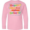 thumbnail image 3 of Inktastic Happy 100th Day of School Long Sleeve Youth T-Shirt, 3 of 5