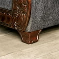 thumbnail image 5 of Furniture of America Andrea Chenille Rolled Arms Sofa in Light Gray, 5 of 10