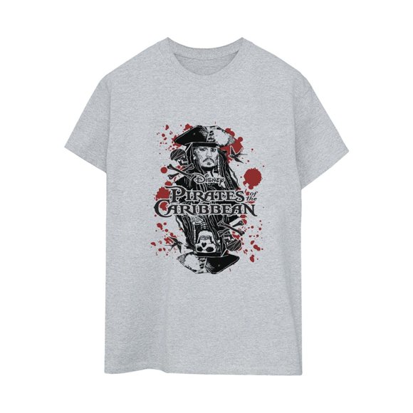 Pirates of the Caribbean Womens Jack Sparrow Boyfriend T-Shirt