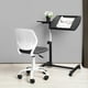 thumbnail image 3 of Silla para Niño, Color Gris con Blanco, Silla para Escritorio Ergonomica Giratoria HOMEMAKE FURNITURE Moderno, 3 of 7