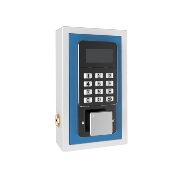 Wall Mount Safe , Key Storage Box App Remote Organizer Password Security Code Lock No Key Home Safe Lockbox ,Strong Secure