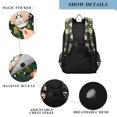 thumbnail image 4 of FORMRS Unisex School Backpack 17" Student Travel Bag with Laptop Compartment, Pink Geometric Flowers, 4 of 7