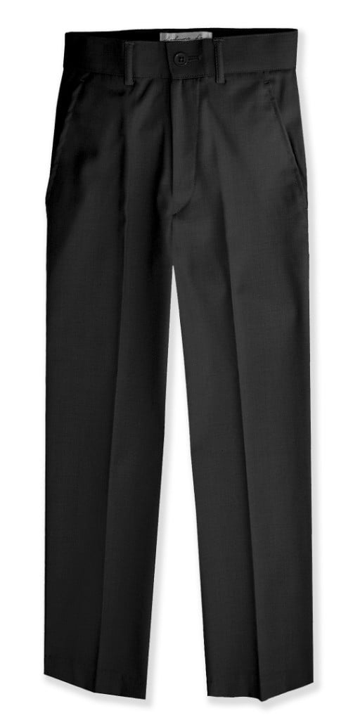 JL36 Johnnie Lene Boys Flat Front Slacks Slim Fit Dress Pants