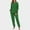 Army Green, variant on Goodtrade8 Womens Pajamas Holiday 2 Piece Striped Long Sleeve Lightweight Crew Neck Casual Straight Leg Pants Pajama Tops