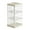 Triple Layer White, variant on Shoreew Transparent Cosmetic Storage Box Breathable Moisture-Proof U-shaped Rotatable Organizer Multi-layer Beauty Egg Storage Shelf