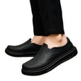 thumbnail image 5 of Yucurem Closed Toes Non Slip Shoes for Men, Waterproof Oil-Proof Chef Work Shoes, Comfortable Walking Shoes (Black 41), 5 of 10