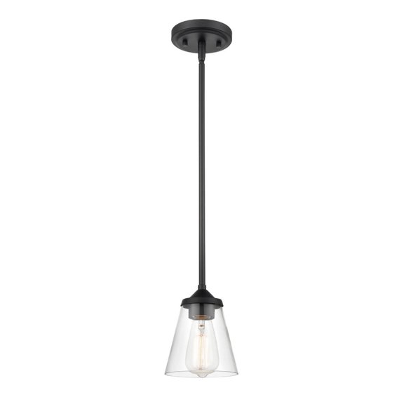 9111-MB-Millennium Lighting-Josleen - 1 Light Mini-Pendant-6.75 Inches Tall and 5.5 Inches Wide-Matte Black Finish